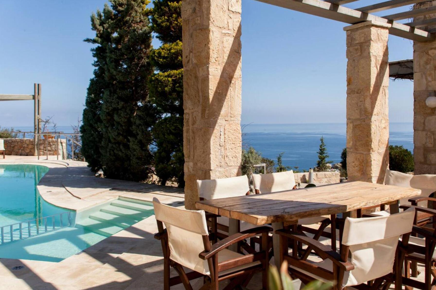 Thomais Resort: 2 Stone Villas With A Private Swimming Pool 阿齐亚·佩拉加 外观 照片